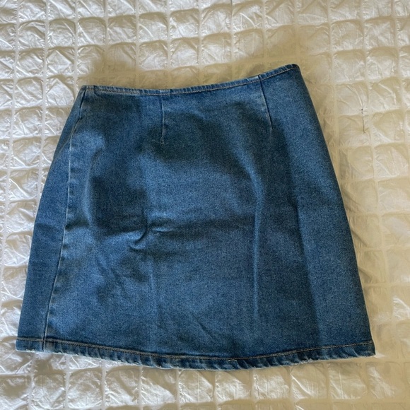 Retrofete Blue denim Mini Skirt - Picture 10 of 12